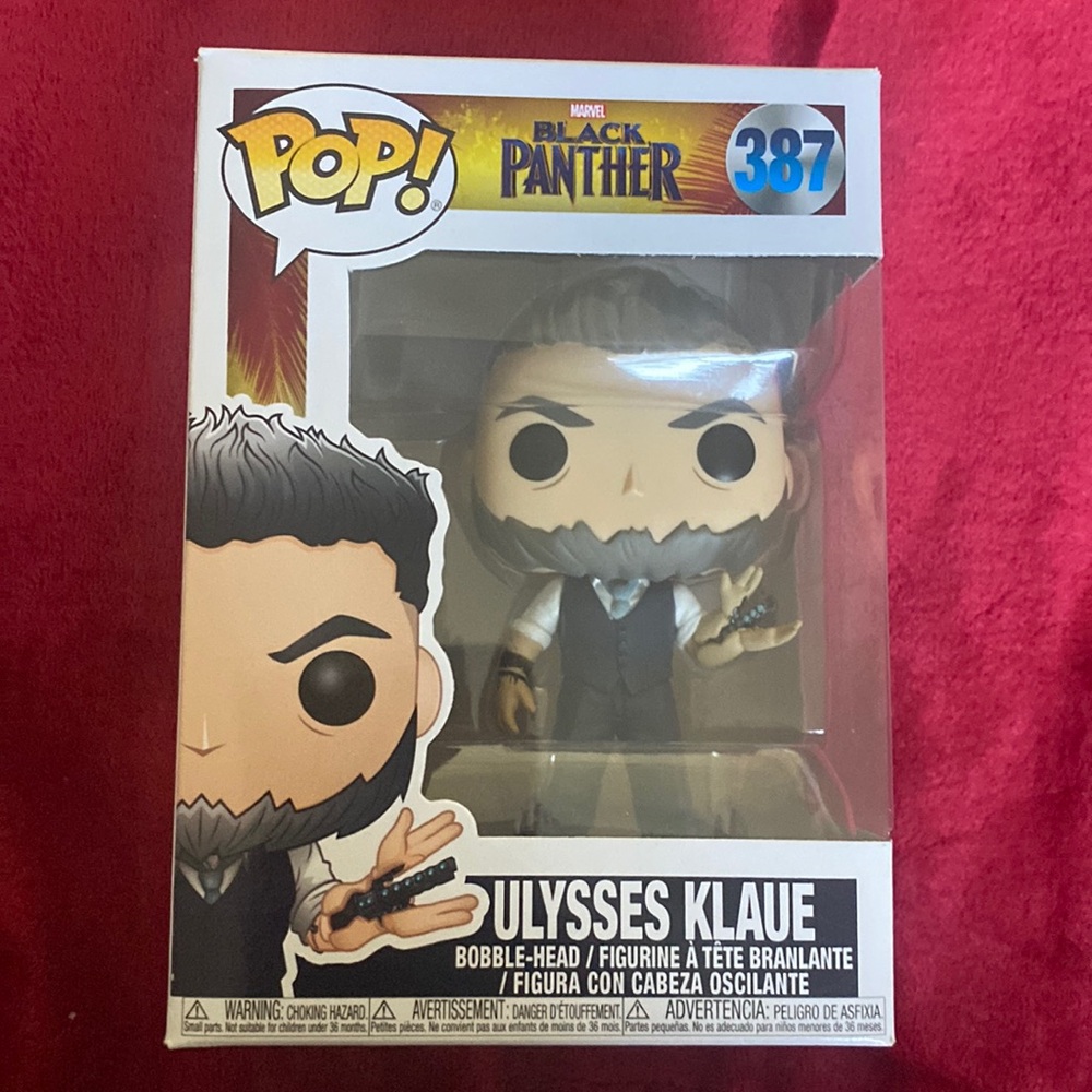 Ulysses Klaue Funko Pop! #387 Black Panther (Bobble-head)